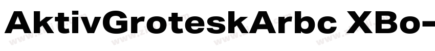 AktivGroteskArbc XBo字体转换 AktivGroteskArbc XBo字体转换